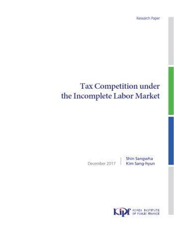 Tax Competition under the Incomplete Labor Market cover image